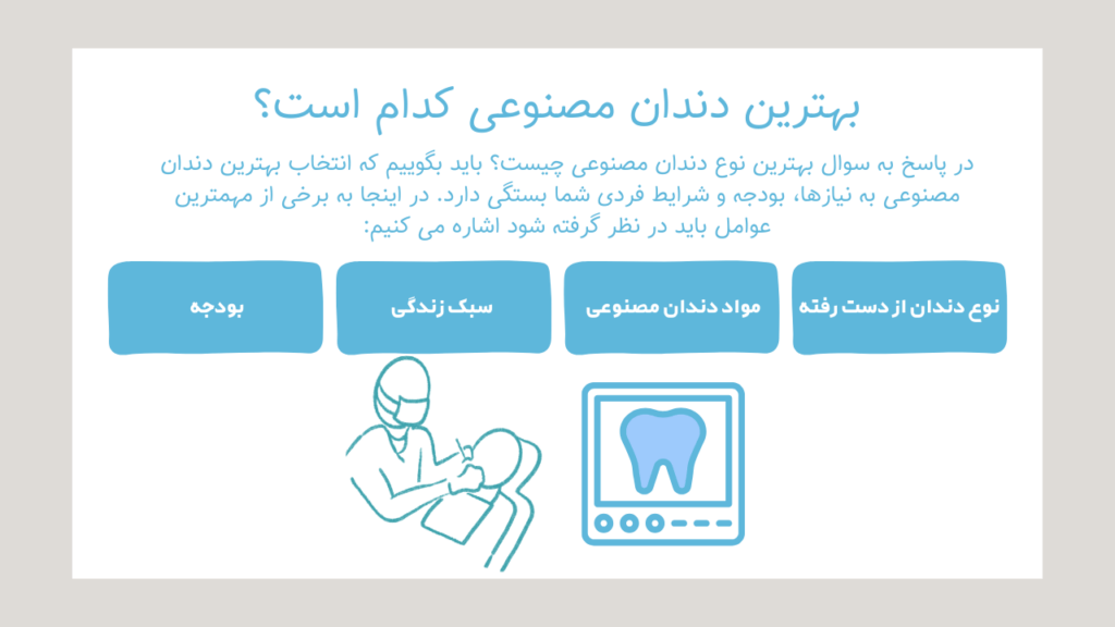 بهترین دندان مصنوعی کدام است؟