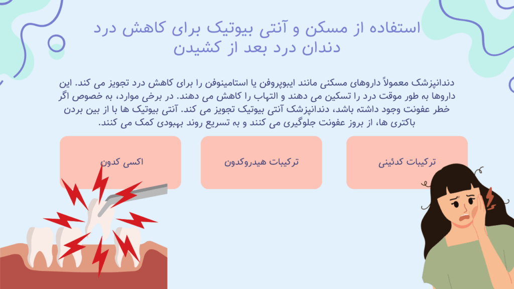 بهترین مسکن برای درد دندان کشیده شده 